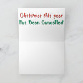 サンタユおもしろいーモアクリスマス シーズンカード (内部)