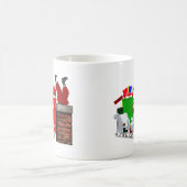 サンタユニセックスー コーヒーマグカップ (中央)