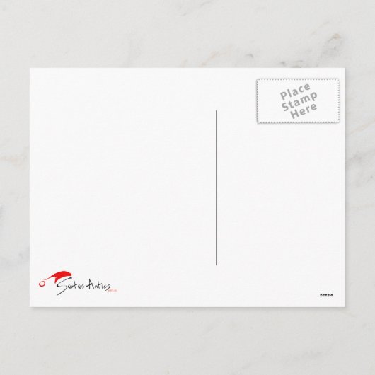 サンタユーモアのあるー巡礼のポストカード シーズンポストカード (裏面)