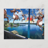 サンタユーモアのあるー巡礼のポストカード シーズンポストカード (正面)