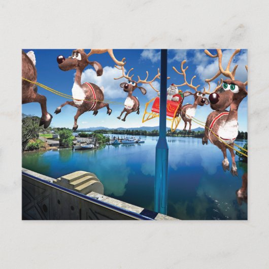 サンタユーモアのあるー巡礼のポストカード シーズンポストカード (正面)