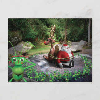 サンタユーモアのあるー巡礼のポストカード シーズンポストカード