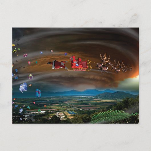 サンタユーモアのあるー巡礼のポストカード シーズンポストカード (正面)