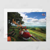 サンタユーモアのあるー巡礼のポストカード シーズンポストカード (正面/裏面)