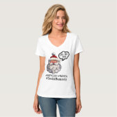 サンタユーモアTシャツ Tシャツ (正面フル)