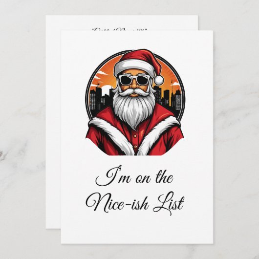 サンタユー カード 1 (正面/裏面)