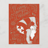 サンタヨガクリスマスポストカード シーズンポストカード (正面)