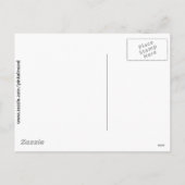 サンタライディングインブリンプヴィンテージクリスマス シーズンポストカード (裏面)