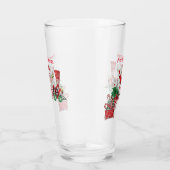 サンタライディングクリスマストレインペパーミントホイール タンブラーグラス (右)