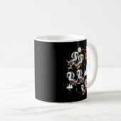サンタライディングスカンククリスマス コーヒーマグカップ (正面右)