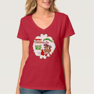 サンタライディングハンプデイラクメル Tシャツ