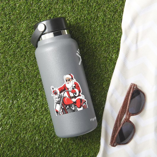 サンタライディングバイク シール (HydroFlaskインサイチュ)