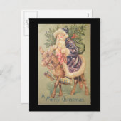 サンタライディングロバ シーズンポストカード (正面/裏面)