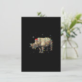 サンタライノのクリスマスイルミネーション ライノ好きのためのXmasおふざけ 招待状 (スタンド正面)