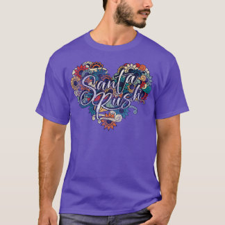 サンタラシビネットヴィンテージ着色 Tシャツ