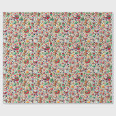 サンタラッピングすてき紙 ラッピングペーパー (フラット)