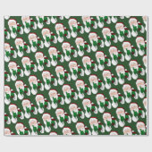 サンタラッピング紙クリスマスラッピング紙 ラッピングペーパー (フラット)