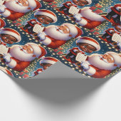 サンタラップのリトルブラックボーイ ラッピングペーパー (角)