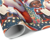 サンタラップのリトルブラックボーイ ラッピングペーパー (ロールコーナー)