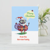 サンタラディバグカスタムクリスマス シーズンカード (スタンド正面)