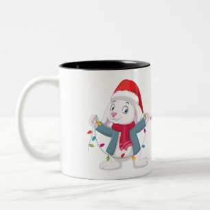 サンタラビットクリスマスマグ ツートーンマグカップ