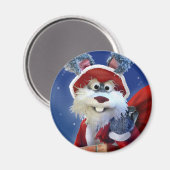 サンタラビット磁石 マグネット (正面/裏面)