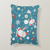 サンタラブパターン アクセントクッション (裏面(縦))