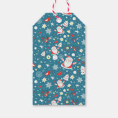 サンタラブパターン ギフトタグ (正面)