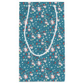 サンタラブパターン スモールペーパーバッグ (裏面)