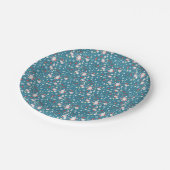 サンタラブパターン ペーパープレート (アングル)