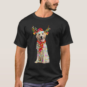 サンタラブラドールリトリエバートナダーライトクリスマス Tシャツ