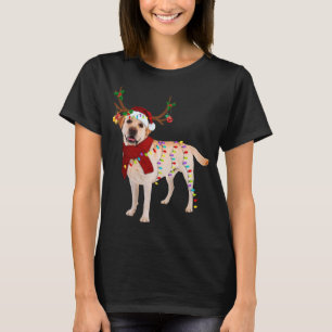 サンタラブラドールリトリエバートナダーライトクリスマス Tシャツ