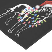 サンタラブラドールレトリエバークリスマスライトドッグ恋人 ショートテーブルランナー (コーナー)