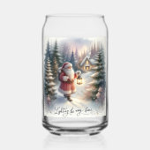 サンタランタンウォーク冬の別荘シーン ガラス缶 (裏面)