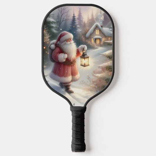 サンタランタンウォーク冬の別荘シーン ピックルボールラケット (正面)