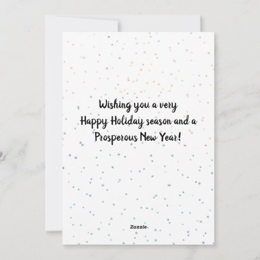 サンタランニングーのユーモアの休日2022おもしろいクリスマス シーズンカード (裏面)