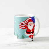 サンタランニングー国旗 コーヒーマグカップ (正面右)