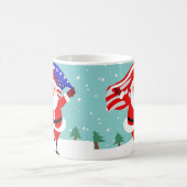 サンタランニングー国旗 コーヒーマグカップ (中央)