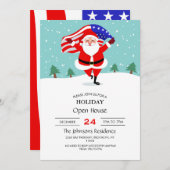 サンタランニングー国旗 招待状 (正面/裏面)