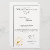 サンタリいけなスト宣言の編集可能 (正面/裏面)