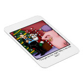 サンタリおもしろいストユーモア磁石ギフト マグネット (右側)