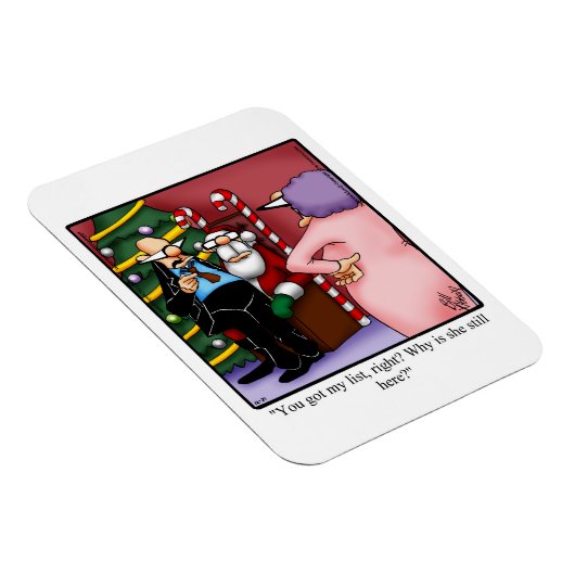 サンタリおもしろいストユーモア磁石ギフト マグネット (右側)