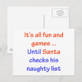 サンタリスいけなト シーズンポストカード (正面/裏面)