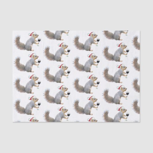 サンタリスとワインティッシュペーパー 薄葉紙 (正面)