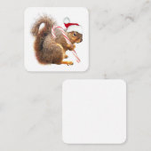 サンタリスのギフトラベル ノートカード (正面/裏面)