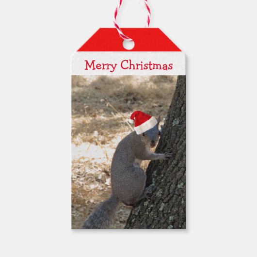 サンタリスのクリスマスギフトラベル ギフトタグ (正面)