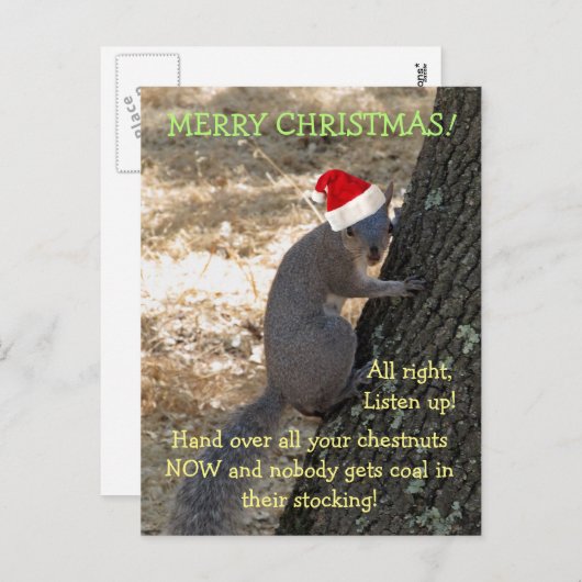 サンタリスのクリスマスポストカード シーズンポストカード (正面/裏面)