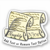 サンタリストいけなクリスマス シール (正面)