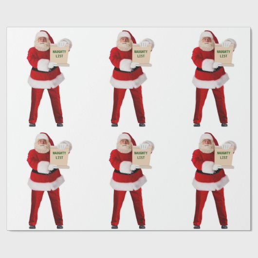 サンタリストいけなラッピング紙 ラッピングペーパー (フラット)