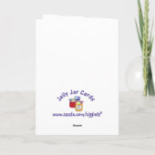 サンタリストクリスマスカードに名前を記入 シーズンカード (裏面)